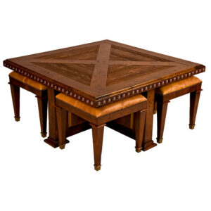 Quatro Cocktail Table w/ Stools